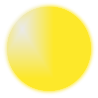 esfera cor amarela