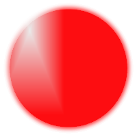 esfera cor vermelha
